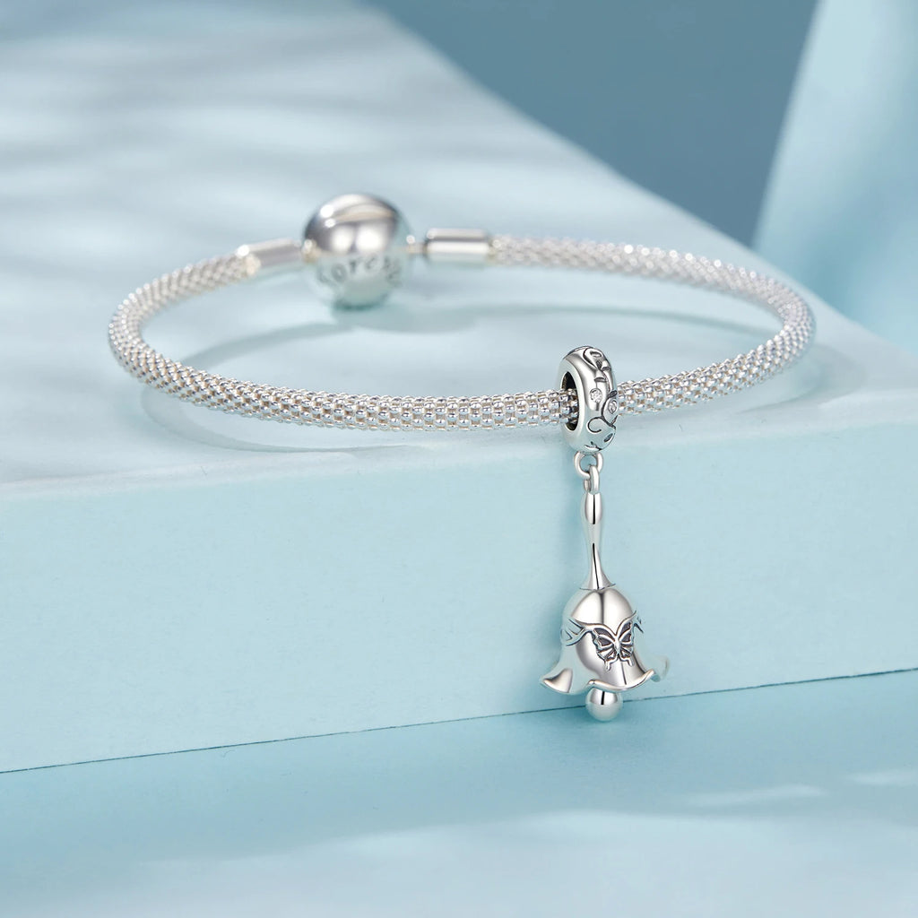Trend DIY Bracelet Necklace Pendant 925 Sterling Silver Cartoon Fairy Tale Princess Pumpkin Jewelry Pendant for Women