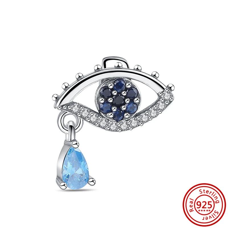 New 925 Sterling Silver Love White Zirconia Diy Charms Beads Fit Original Snake Bracelet for Women Jewelry Making Design Bangles