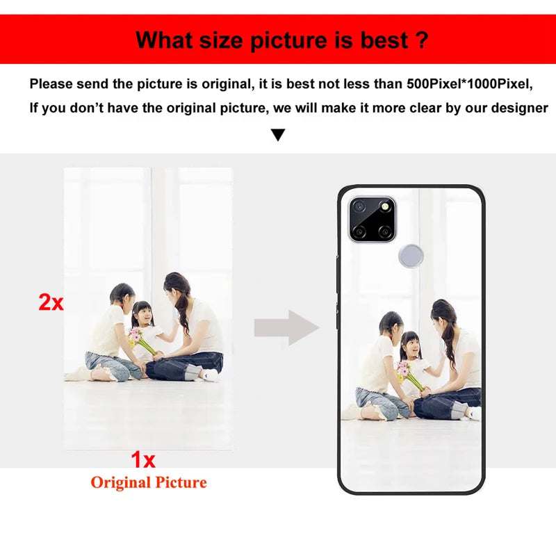 Custom Photo Phone Cases For T-Mobile Revvl 6 7 Pro 5G Cover DIY Personalised Image Name Design For T-Mobile T Phone 2 Pro Case