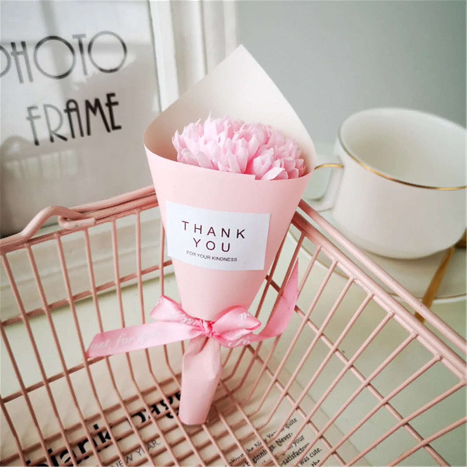 Soap Flower Bouquet Valentine'S Day Artificial Flower Rose Soap Bouquet Home Wedding Decoration Christmas Valentine'S Day Gift