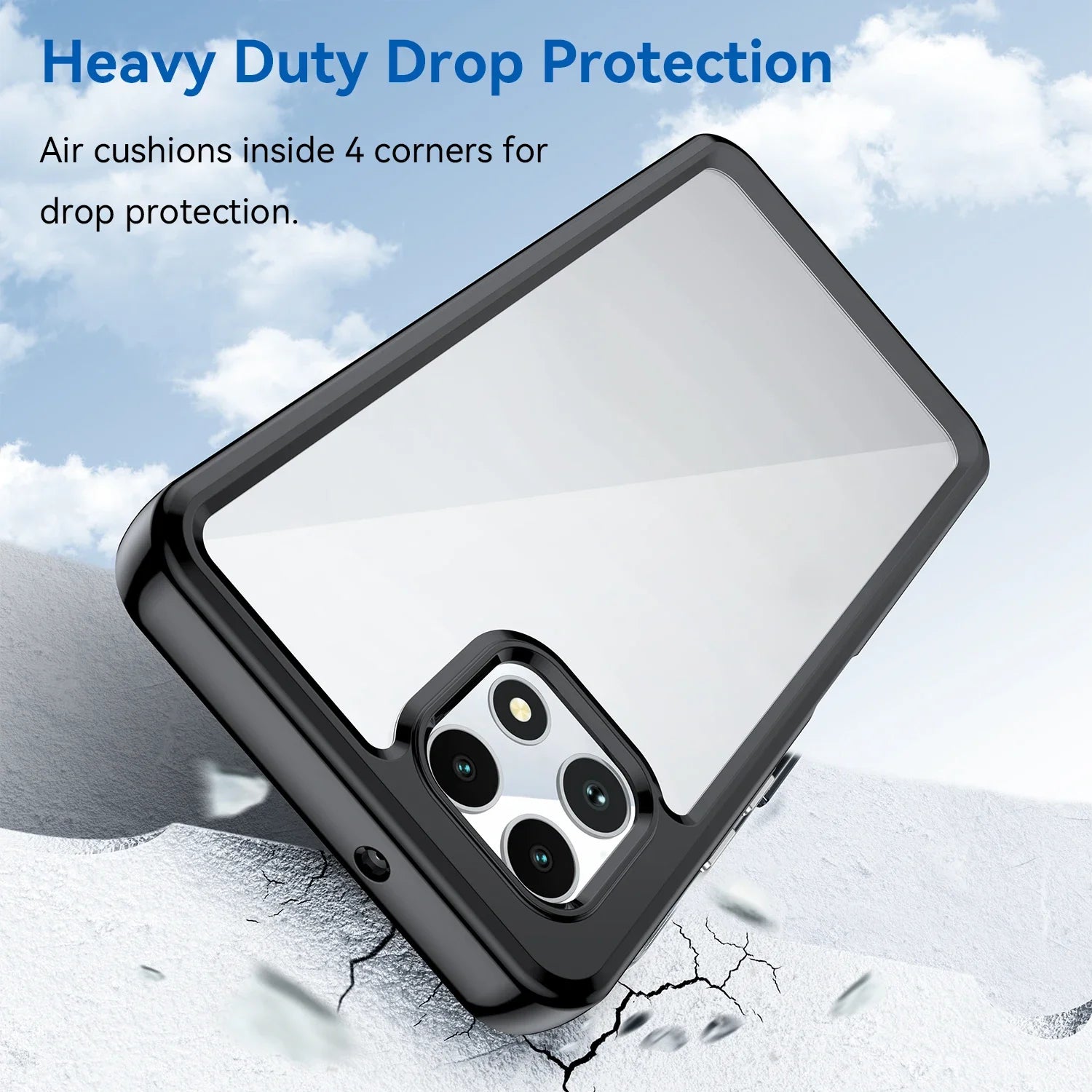 Soft border + hard Acrylic back чехол Cases For T-Mobile REVVL 7 Pro Cover for T Mobile REVVL 7Pro Fiber Phone full Funda Capa