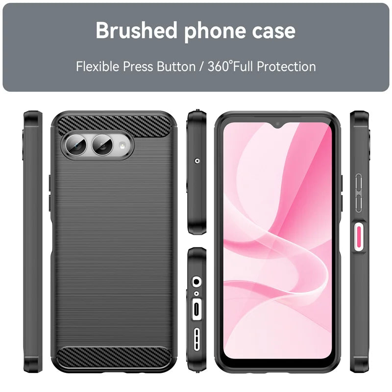 For T-Mobile T Phone 3 Case T-Mobile T Phone 3 3 Pro Cover Shockproof Brushed TPU Anti-Slip Silicon Cover For T-Mobile T Phone 3