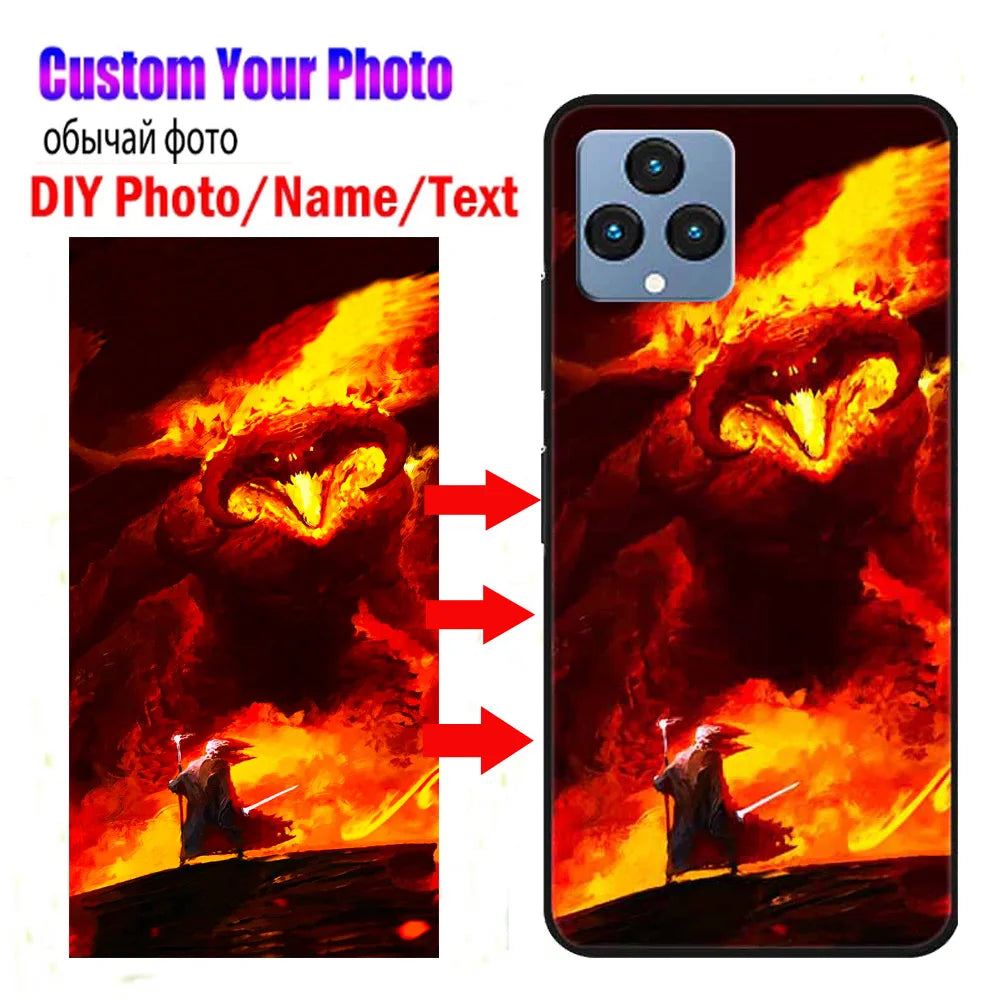 Custom Photo Phone Cases For T-Mobile Revvl 6 7 Pro 5G Cover DIY Personalised Image Name Design For T-Mobile T Phone 2 Pro Case