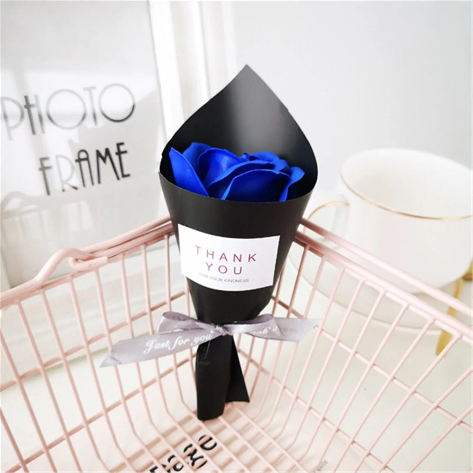 Soap Flower Bouquet Valentine'S Day Artificial Flower Rose Soap Bouquet Home Wedding Decoration Christmas Valentine'S Day Gift