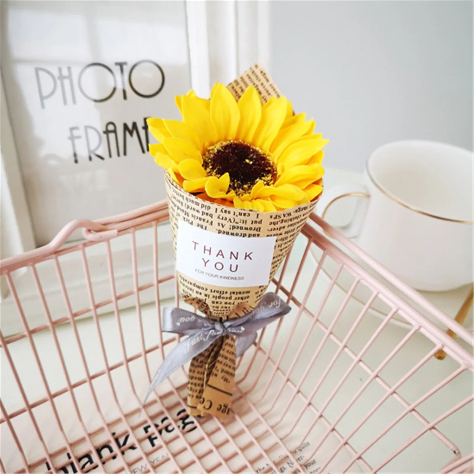 Soap Flower Bouquet Valentine'S Day Artificial Flower Rose Soap Bouquet Home Wedding Decoration Christmas Valentine'S Day Gift